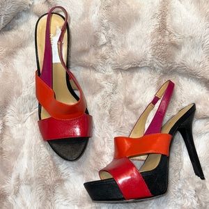 Nine West Muti Color Heel